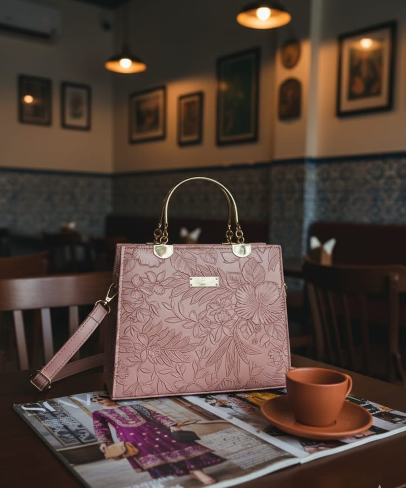 Luxury Flower Ladies Handbag – Elegant Designer Bag | Lumiere By AJ