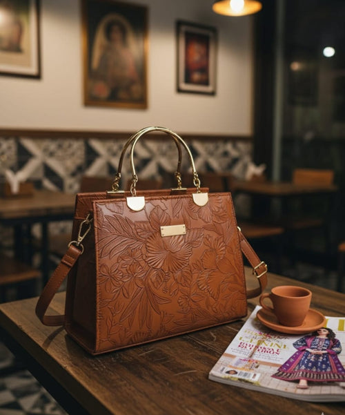 Luxury Flower Ladies Handbag – Elegant Designer Bag | Lumiere By AJ