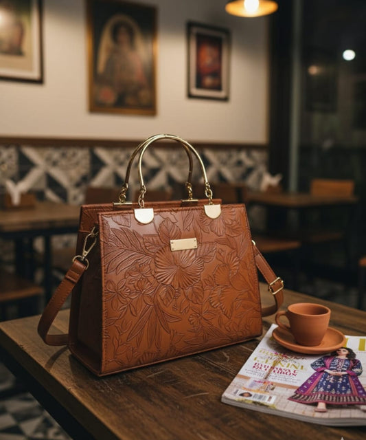 Luxury Flower Ladies Handbag – Elegant Designer Bag | Lumiere By AJ