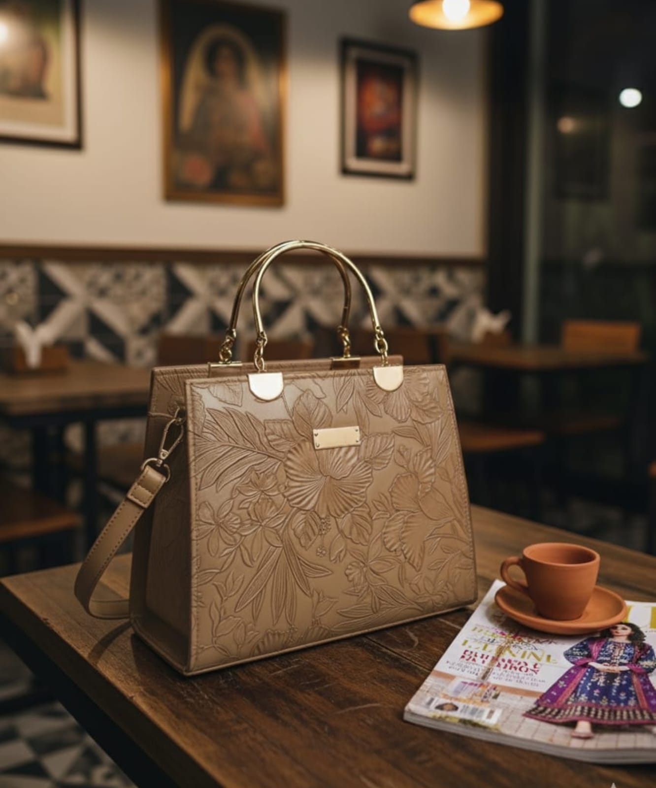 Luxury Flower Ladies Handbag – Elegant Designer Bag | Lumiere By AJ