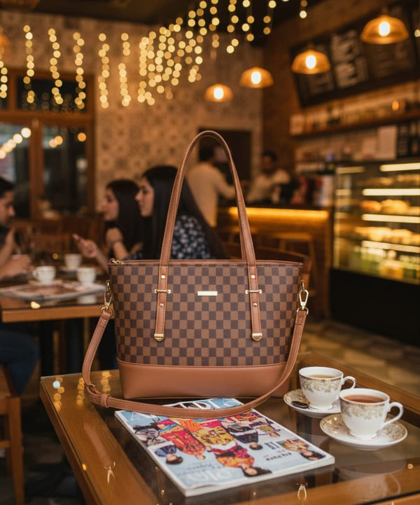 Moscow Tote Bag – Stylish Ladies Shoulder Handbag | Lumiere By AJ