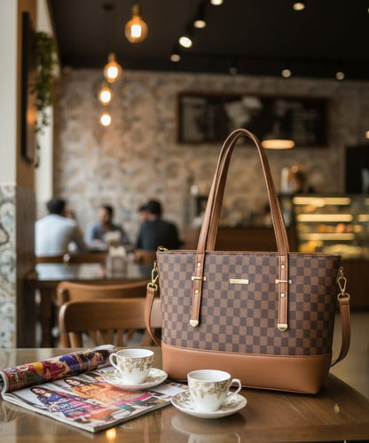 Moscow Tote Bag – Stylish Ladies Shoulder Handbag | Lumiere By AJ