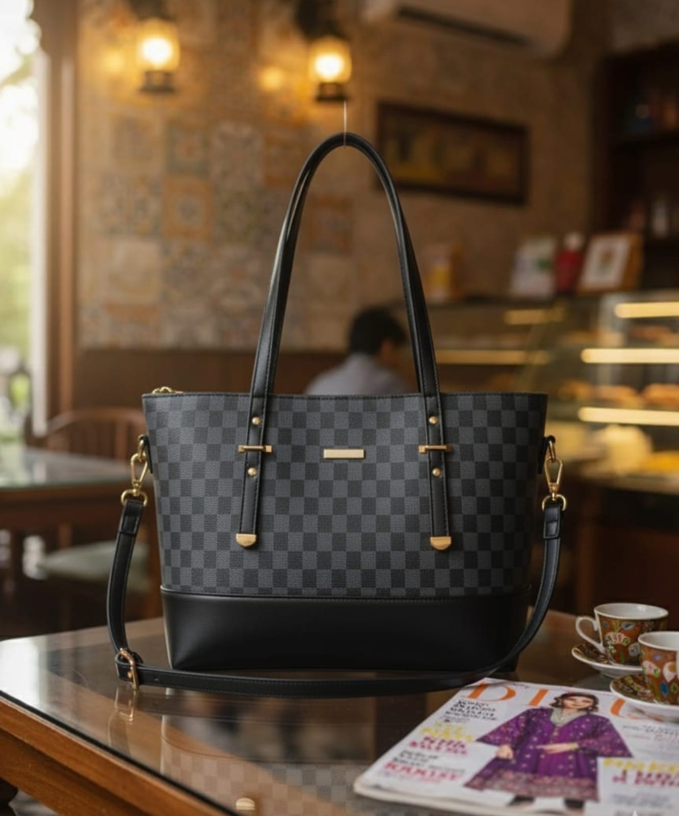 Moscow Tote Bag – Stylish Ladies Shoulder Handbag | Lumiere By AJ