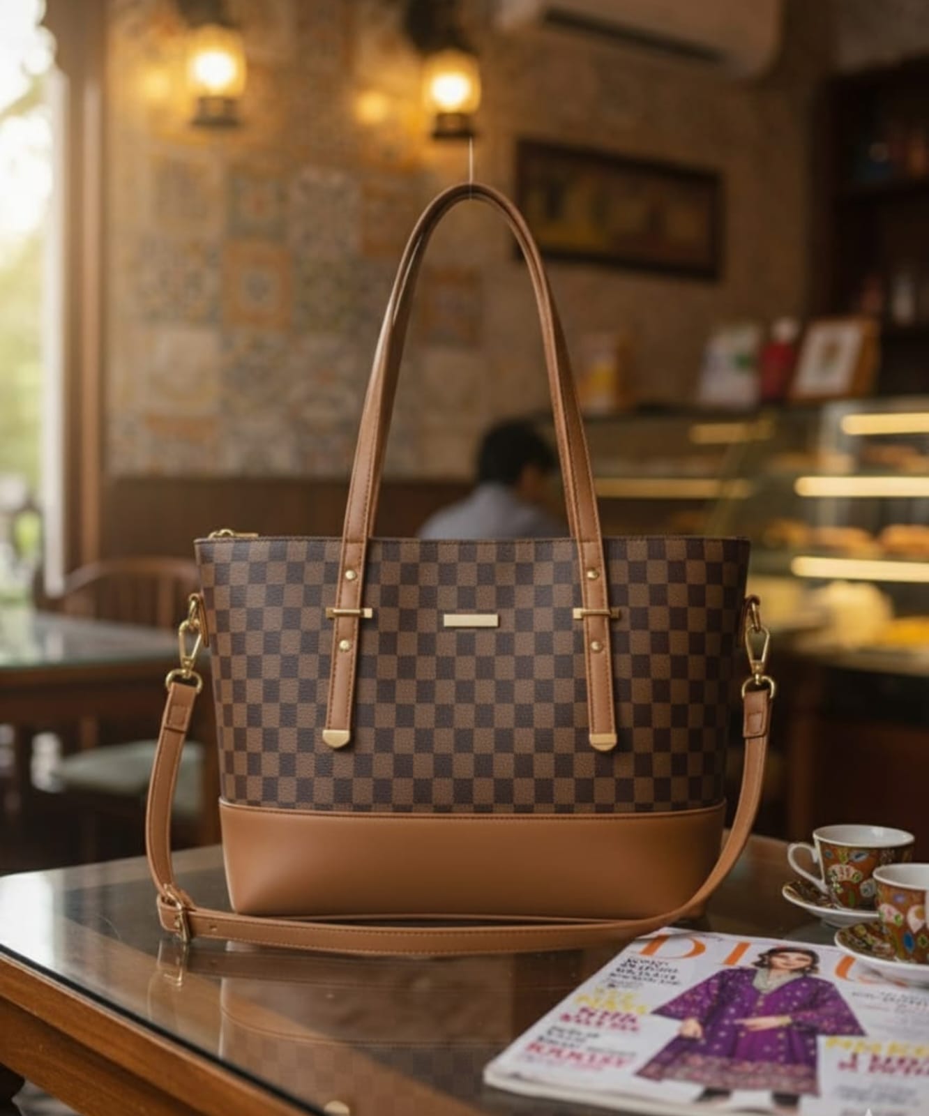 Moscow Tote Bag – Stylish Ladies Shoulder Handbag | Lumiere By AJ