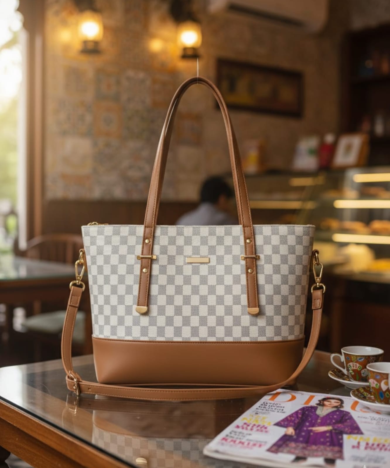 Moscow Tote Bag – Stylish Ladies Shoulder Handbag | Lumiere By AJ