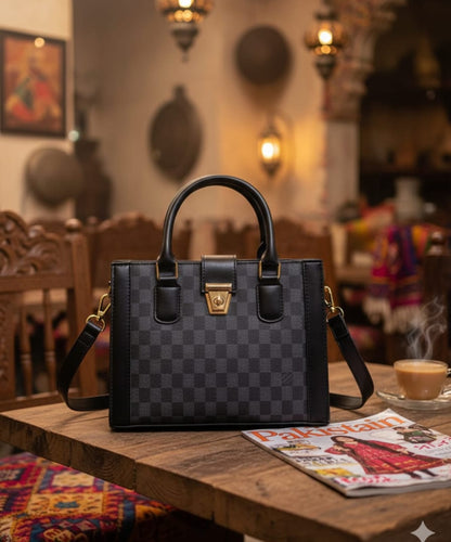 Chess Box Ladies Bag – Elegant Designer Bag | Lumiere By AJ