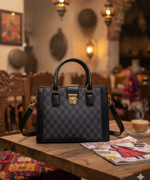 Chess Box Ladies Bag – Elegant Designer Bag | Lumiere By AJ