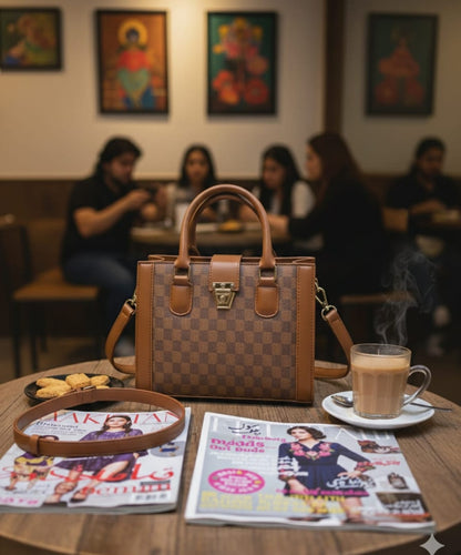 Chess Box Ladies Bag – Elegant Designer Bag | Lumiere By AJ