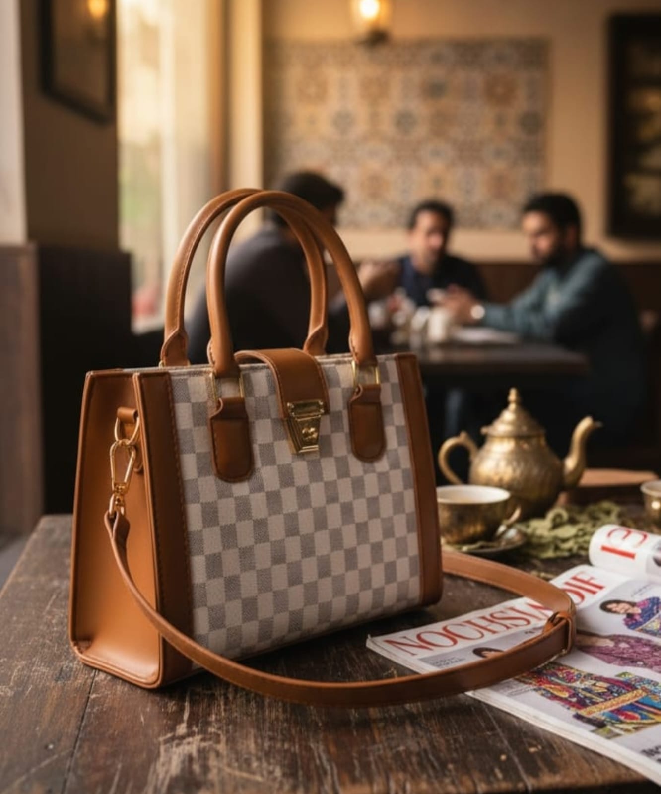 Chess Box Ladies Bag – Elegant Designer Bag | Lumiere By AJ