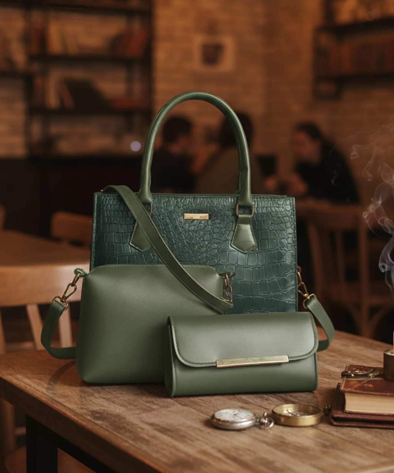 3Pc Set Ladies Bag Set – Elegant Designer Handbag Collection | Lumiere By AJ