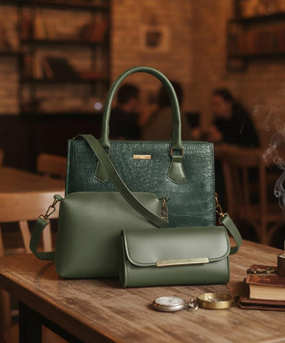 3Pc Set Ladies Bag Set – Elegant Designer Handbag Collection | Lumiere By AJ