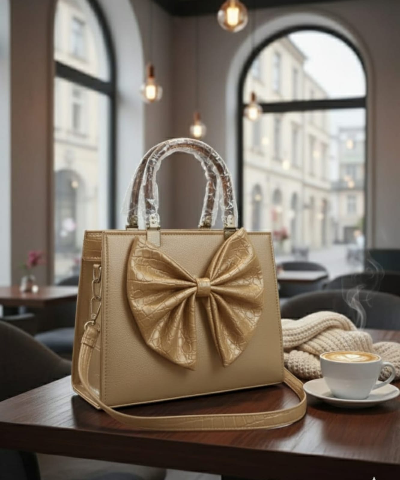 Tie Box Fancy Ladies Bag – Stylish Designer Bag | Lumiere By AJ