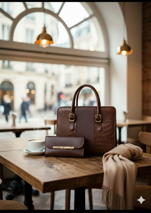 2Pc Set Ladies Bag – Elegant Handbag Collection | Lumiere By AJ