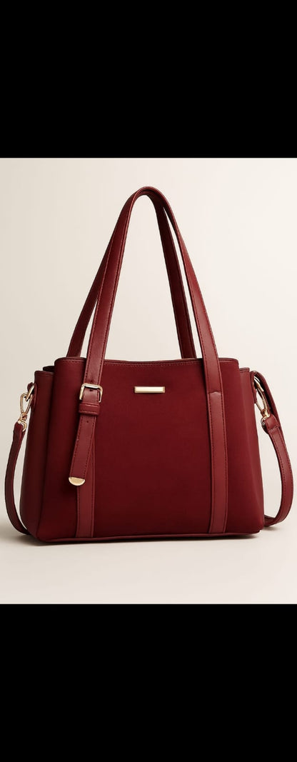 Turkish Carry Ladies Bag – 3 Partition Elegant Handbag | Lumiere By AJ